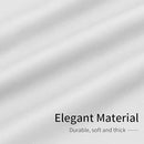 Easy-Going Blackout Curtains for Bedroom, Solid Thermal Insulated Grommet and Noise Reduction Window Drapes, Room Darkening Curtains for Living Room, 2 Panels(42x72 in, White) by CozyNest Decor