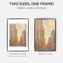 Homeforia 14x22 Picture Frame Black, High End Metal 14 x 22 Poster Frames with Mat 12 x 16 for Photo, 14x22 Black Frame Matted to 12x16 inch Print, 22x14 Thin Frame, Tempered Glass, Wall Kit, Set of 1 by CozyNest Decor