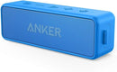 Anker Soundcore 2 12W Portable, Wireless Bluetooth Speaker with Better Bass, 24-Hour Playtime, 66ft Bluetooth Range, IPX7 Water Resistance, Built-in Mic, Ideal for Shower, Travel, Party, Beach - Blue by TinyTreasures Baby Boutique