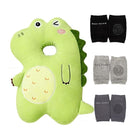 Feidoog Baby Head Protector Cushion Backpack with 3 Knee Pads for Walking & Crawling,Green by TinyTreasures Baby Boutique