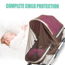Durable Baby Mosquito Net (2 Pack) - Perfect Bug Net for Strollers, Bassinets, Cradles, Playards, Pack N Plays and Portable Mini Crib (Coffee) by TinyTreasures Baby Boutique