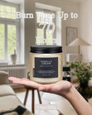 M&SENSE Vanilla Soy Candles, Medium 2 Wick 11.6oz 70 Hours Burning Time, All Natural Organic Soy Wax, Relaxing Aromatherapy Scented Candle, Housewarming Gift for Women and Men