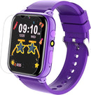 Goodatech 1.69'' Kids Smart Watch for Kids Boys Girls, HD Camera,26 Puzzle Games,Video Music Player,Pedometer,Flashlight,Alarm Clock, Christmas Birthday Gifts for 4-12 Years Children (Purple) by TinyTreasures Baby Boutique