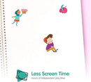 Whimsical Sticker Book Activity for Kids, Into The Forest by Cupkin, Toddler Airplane Travel Essentials, 500+ Stickers for Kids 12 Scenes + Coloring Book Pages, Crafts Ages 2-8 by TinyTreasures Baby Boutique