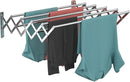 Guevara Wall Mounted Clothes Drying Rack,Stainless Steel Foldable Drying Rack for Laundry Room/Bathroom Tower，Easy to Install 31-inch Rod, 120 lbs Large Capacity- Indoor and Outdoor Use by CozyNest Decor