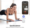 Bobtot Portable Bluetooth Speakers with Strap Easy to Carry, Wireless IPX5 Waterproof Mini Speaker with Loud Stereo Sound, 20 Hours Playtime, Rechargeable Battery, Built-in Microphone, White by TinyTreasures Baby Boutique