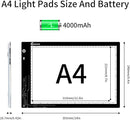 XIAOSTAR Rechargeable Light Box Drawing A4, Tracing Board with Adjustable Brightness for Artists, Animation Drawing, Sketching, X-ray Viewing (A4-RCG) by TinyTreasures Baby Boutique