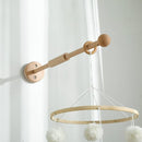 Baby Crib Mobile Arm,HBM Wooden Mobile Arm for Crib Mobile Hanger for Crib Baby Girl Nursery Decor by TinyTreasures Baby Boutique