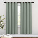 NICETOWN Sage Green Blackout Curtains & Drapes for Bedroom - Room Darkening Energy Saving Thermal Insulated Grommet Voice Reducing Window Treatments for Living Room (1 Pair, W46 x L72) by TinyTreasures Baby Boutique