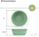 Re-Play 12 Oz. Toddler Bowls for Snack and Everyday Dining - Dishwasher and Microwave Safe - Made in USA - Set of 3-5.75" x 5.75" x 2" - Beach Baby by TinyTreasures Baby Boutique