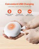 VEVOR Sound Machine, 30 Soothing Sleep Sounds, 3-in-1 Portable and Hangable White Noise Sound Machine with Auto-Off Timer, Soft Ring Light and Memory Function, for Baby, Adults, Home, Office & Travel by TinyTreasures Baby Boutique