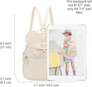 KL928 Girls Bowknot Polka Dot Cute Mini Backpack Small Daypacks Convertible Shoulder Bag Purse for Women by TinyTreasures Baby Boutique