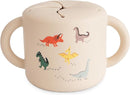 mushie Silicone Snack Cup | Spill Proof Food Container for Toddler and Baby (Dinosaurs) by TinyTreasures Baby Boutique
