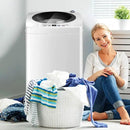 Giantex Portable Washing Machine, Full Automatic Washer and Dryer Combo, with Built-in Pump Drain 8 LBS Capacity Compact Laundry Washer Spin Dryer for Apartment RV Dorm by CozyNest Decor