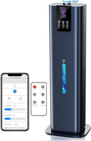 8L Smart Humidifiers for Bedroom Large Room, 2.1Gal Cool Mist Top Fill Diffuser Ambient Light, App & Remote Control, 3 Mist Modes, Quiet Humidifier for Home Office Plant (Blue) by TinyTreasures Baby Boutique