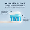 Auraglow Whitening Toothpaste Booster, Add to Toothpaste to Whiten, 9% Hydrogen Peroxide Teeth Whitening Gel Toothpaste, 350+ Whitening Treatments, 6-Month Supply, 2.6oz by CozyNest Decor
