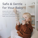 Silicone Sippy Cups with Easy Grip Transition Handles and a Soft Spout. a Non Toxic No Spill Unbreakable Training Cup 150ml/5oz |2-Pack Green and Navy| by TinyTreasures Baby Boutique