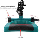 ViaGasaFamido Lawn Sprinkler Automatic Rotary Sprinkler 360° Rotating Sprinkler Irrigation System Large Coverage Area for Watering Garden Yard Trees Shrubs by GreenHaven Gardens