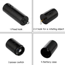 3 Pieces Hanging Black Rotating Motor Wind Spinner Mobile Battery Operated Motor Multi-Purposes Rotatable Hook for Garden Decoration Accessory Supplies by GreenHaven Gardens
