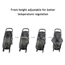 Front Height Adjustable Winter Waterproof Stroller Bunting Bag,Winter Stroller Blanket,Good for M6-48 Toddler by TinyTreasures Baby Boutique