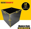 Heavy Duty Steel Planter Box (16"x16"x16"),Square Tall Planter Modern Detached for Indoor & Outdoor Planters Cube,Black Flower Plant Pot for Commercial Residential for Patio Deck & Backyard by GreenHaven Gardens