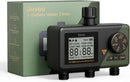 Diivoo Sprinkler Timer 3 Zone, Water Hose Timer 3 Outlet for Garden, Programmable Automatic Irrigation Timer with Rain Delay and Manual/Auto Mode Watering IP54 for Lawn, Yard, Pool by GreenHaven Gardens