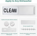 Dishwasher Magnet Clean Dirty Sign，Clean and Dirty Dishwasher Sign，Clean Dirty Magnet for Dishwasher，Dishwasher Clean Dirty Sign,Works for All Dishwashers，Dishwasher Accessories（Silver） by TinyTreasures Baby Boutique