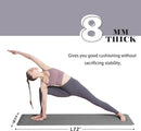 UMINEUX Yoga Mat Extra Thick 1/3'' & 2/5" Non Slip Yoga Mats for Women Eco Friendly TPE Fitness Exercise Mat with Carrying Sling & Storage Bag by TinyTreasures Baby Boutique