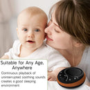 Sound Brown Noise Machine White Noise Machine Nonstop 30 Soothing Sounds Sound Therapy for Baby Kids Adults Sleep Machine 36-Level Vol Auto-Off Timer Memory Function for Home Travel Office by TinyTreasures Baby Boutique