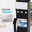 IKT Top Load Water Cooler Dispenser with Ice Maker for 5 Gallon Bottle 27 lbs Daily Capacity 3 Temperature Night Light Black by CozyNest Decor