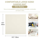 Baby Play Mat 48"x48" – Thick, Non-Slip Foam Mat for Babies and Toddlers. Foldable, Scrubbable, Odorless, and Soft, Ideal for Playpens, Crawling, and Indoor Playtime-Beige by TinyTreasures Baby Boutique