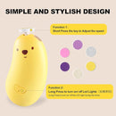 Baby Nail File Electric, Gentle Rechargeable Nail Trimmer, Baby Nail Clippers Grooming Kit Manicure Set for Infant Toddler or Adults, 6 Grinding Head Replacement Pads Yellow by TinyTreasures Baby Boutique