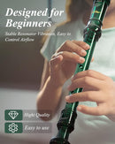 Eastar Soprano Recorder Instrument for Kids Students Beginners, German fingering C Key with Cleaning Kit, Storage Bag, Fingering Chart, ERS-1GG, Dark Green, School-Approved by TinyTreasures Baby Boutique