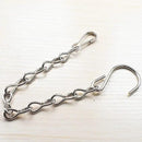 10 Pack 9.5 Inch Silver Hanging Chains for Hanging Bird Feeders, Bird Houses, Planters, Baskets, Birdbaths, Lanterns, Wind Chimes, Billboards, Signs and Ornaments by GreenHaven Gardens