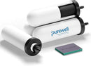 Purewell PF-4 Ceramic Purification Elements, Replacement Filters for ProOne® and Berkey® Filters, ProOne® or Berkey® Big+ Countertop Gravity Water Filter System and Purewell System (4 Pack, K Series) by CozyNest Decor