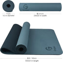 Yoga Mat Non Slip, Eco Friendly Fitness Exercise Mat with Carrying Strap,Pro Yoga Mats for Women,Workout Mats for Home, Pilates and Floor Exercises by TinyTreasures Baby Boutique