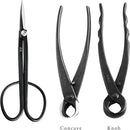 Wazakura Made in Japan 5PCS Bonsai Tool Kit with Roll Bag: Yasugi Steel Twig Bonsai Scissors, Concave Branch Cutter, Knob Cutter, Wire Cutter, Tweezers - 5 Tools Twig Schissor Set with Case… by GreenHaven Gardens