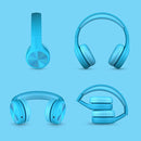 LilGadgets Connect+ Pro Wired Kids Headphones for School w/Microphone, Volume Limiting & Noise Reduction Over-Ear Headset with Cord, SharePort Technology & SoftTouch Padding, Blue Headphones for Kids by TinyTreasures Baby Boutique