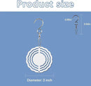 20 Pcs Sublimation Wind Spinner Blanks 3 Inch Bulk Aluminum Metal Ornaments Sublimation Blanks Products Heat Transfer Outdoor Garden Christmas Trees Decoration Sublimation Blank Wind Spinners by GreenHaven Gardens