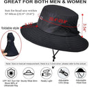 Fishing Hat, UPF50+ Wide Brim Sun Hat for Men Women, UV Protection Hiking Beach Bucket Hats Summer Safari Hat by GreenHaven Gardens