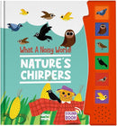 What A Noisy World - Nature's Chirpers - Sound Books for Toddlers - Musical Toys for Toddlers 3-5 - Musical Book for Preschoolers with 6 Different Sounds - Screen-Free Birthday Gifts by TinyTreasures Baby Boutique