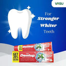 Vasu Dentup RED Herbal Toothpaste - Herbal Oral Care with Clove Oil & Mint - Fluoride-Free Natural Toothpaste for Daily Use - Fights Plaque, Freshens Breath, Soothes Gums - 5.03 fl.oz each (Pack of 2) by CozyNest Decor