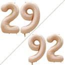 GOER Number 29 Balloons for 29th Birthday Party Decorations,42 Inch Jumbo Foil Helium 92 Balloons for 92nd Birthday Party Decoration (Caramel) by TinyTreasures Baby Boutique
