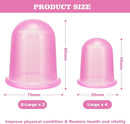 Silicone Cupping Therapy Set - Cupping Kit for Massage Therapy - Cellulite Remover Cupping Set - Anti Cellulite Cup Massager, Vacuum Suction Massage Cups for Cellulite Reduction by CozyNest Decor