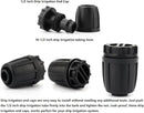1/2 inch Drip Irrigation Fittings End Caps For (0.52" ID x 0.65" OD) 16mm Drip Irrigation Tubing Connectors End Plugs-10 Pack by GreenHaven Gardens
