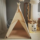 Teepee Tent for Kids-Portable Children Play Tent Indoor Outdoor (Khaki) by TinyTreasures Baby Boutique