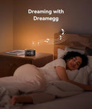 Dreamegg Sound Machine for Sleep - D1 Nova White Noise Sound Machine for Baby Adult with Alarm Clock, Soothing Sounds, Dimmable, White Noise Alarm Clocks for Bedrooms Heavy Sleepers Travel, Black by TinyTreasures Baby Boutique