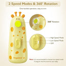 Baby Nail Trimmer Electric Baby Nail File with Light 10 Grinding Heads Safe Quiet Baby Nail Grooming Care Kit for Newborn Infant Toddler Toes Fingernails - Orange by TinyTreasures Baby Boutique