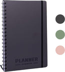 Undated Monthly Planner 2025-2026 - 18 Month Monthly Calendar Planner Book for School Office and Home - Hardcover Blank Planners for Goals Tasks and Dates - B5(6.9" x 9.8") Black by TinyTreasures Baby Boutique