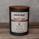 Journeyman Collection Candle, 15oz, Wooden Wick, Whiskey Tabac, Large Painted Jar by CozyNest Decor